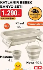KATLANIR BEBEK BANYO SETİ
